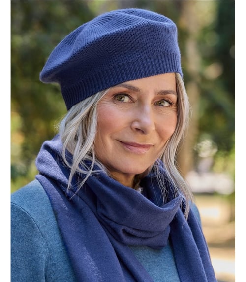 Cashmere Merino Beret