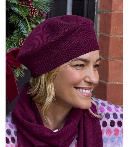 Cashmere Merino Beret