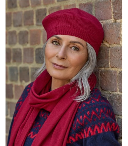 Cashmere Merino Beret