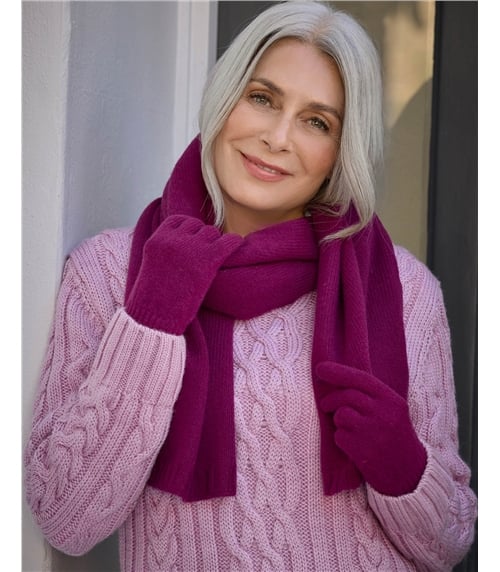 Womens Essential Lambswool Scarf