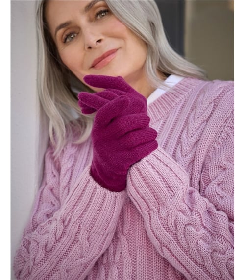 Womens Essential Lambswool Glove