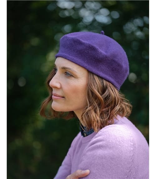 Béret classique - Femme - Pure Laine d'agneau