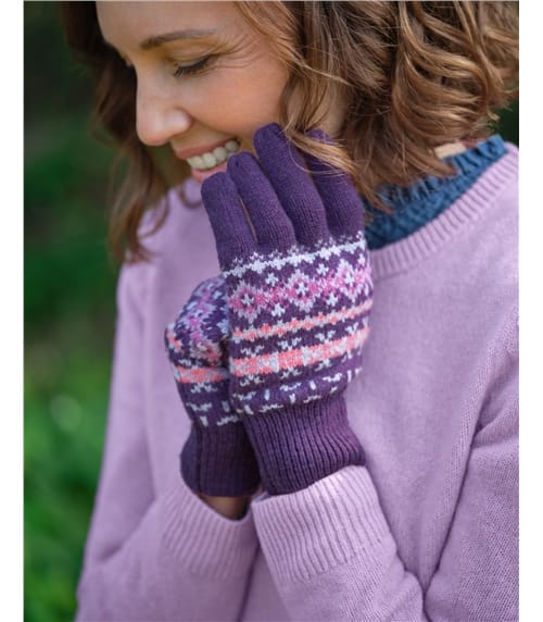 Womens Fairisle Glove