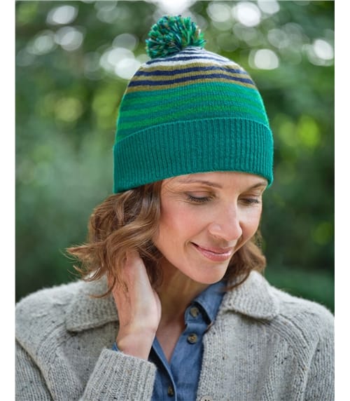 Multi Stripe Lambswool Hat