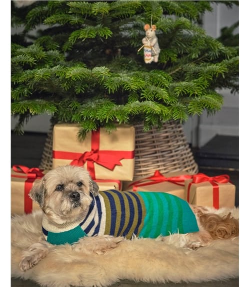 Lambswool Fairisle Knit Dog Jumper