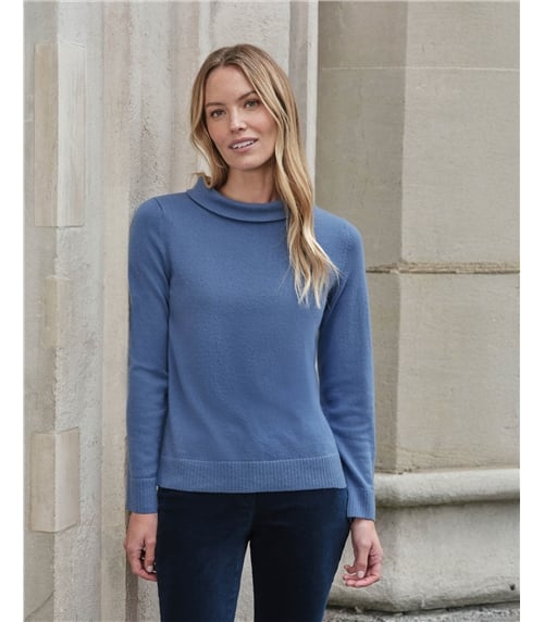 Cashmere Bardot Neck Sweater
