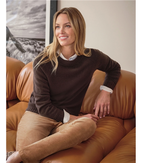 Cashmere Lofty Raglan Sleeve Sweater