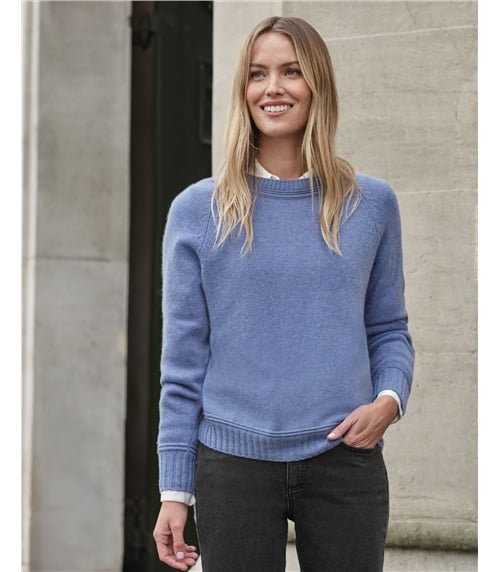 Cashmere Lofty Raglan Sleeve Sweater