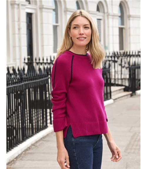 Cashmere Lofty Tipped Sweater
