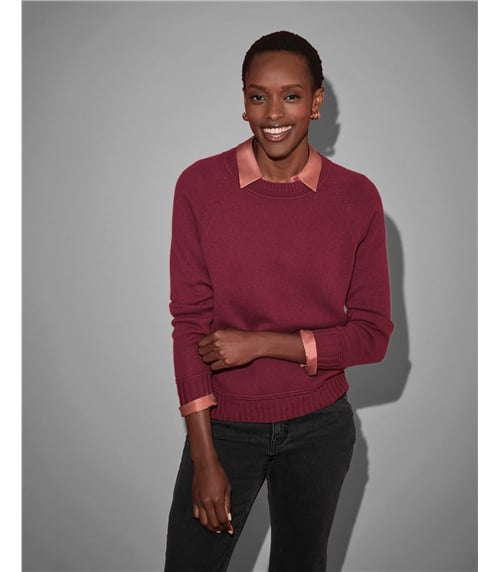 Cashmere Lofty Raglan Sleeve Sweater