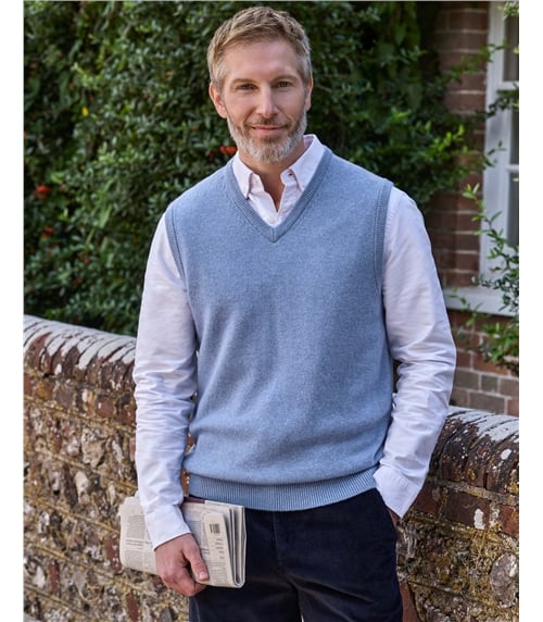 Mens Classic Lambswool Vest