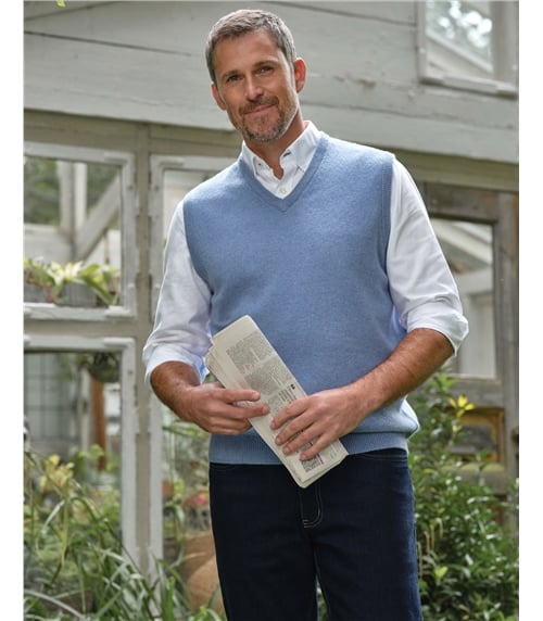 Pull sans manches - Homme - Laine d’agneau