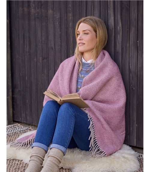 Pure Wool Beehive Throw