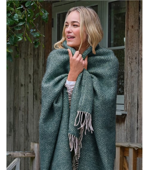 Pure Wool Beehive Throw