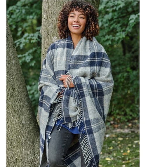 Traditional Pure Wool Throw