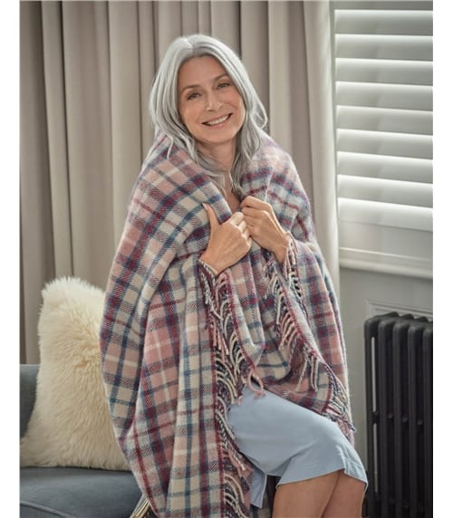 Traditional Pure Wool Throw