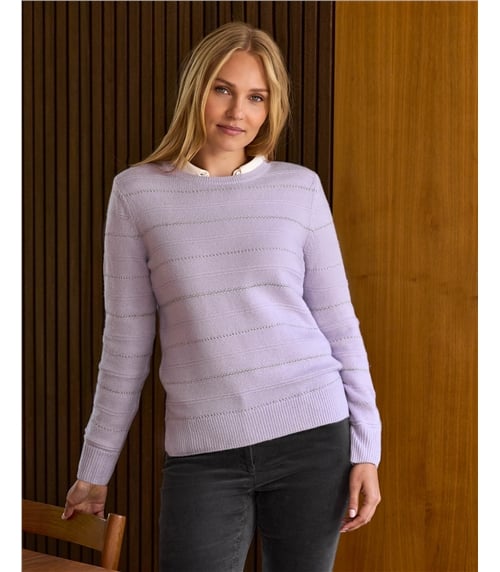 Lofty Metallic Stripe Sweater