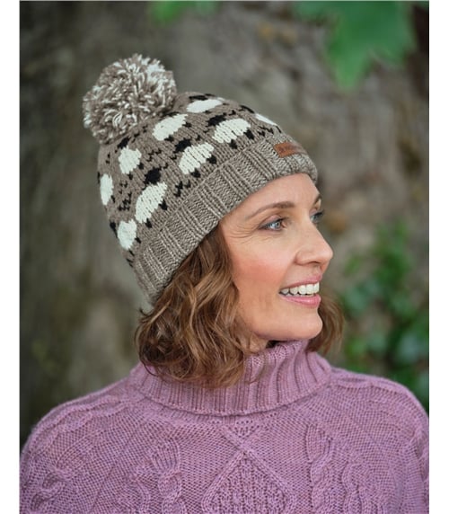 Sheep Fairisle Bobble Hat