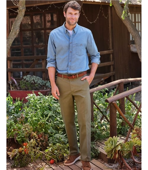 Leo Cotton Stretch Chino