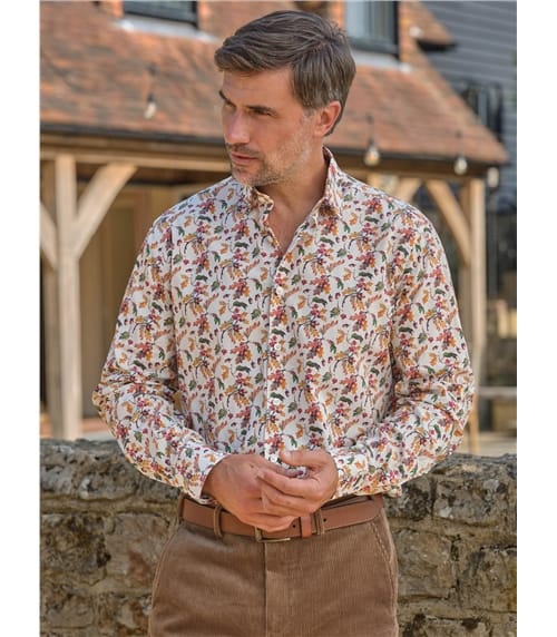 Printed Long Sleeve Shirt