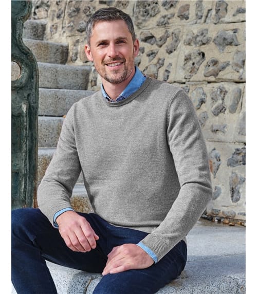 Cashmere Merino Crew Neck Jumper