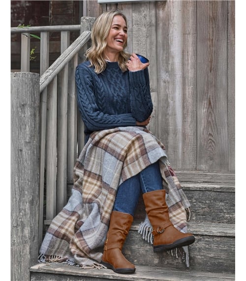 Pure Wool Small Blanket
