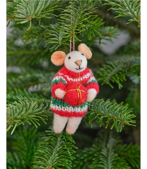 Daddy Mouse Christmas Decoration