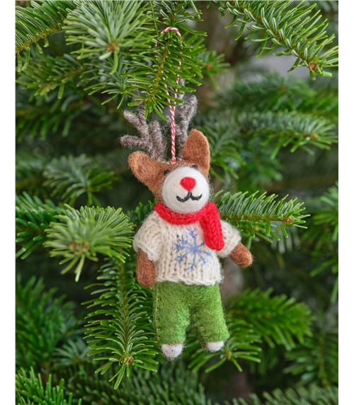 Robbie The Reindeer Christmas Decoration