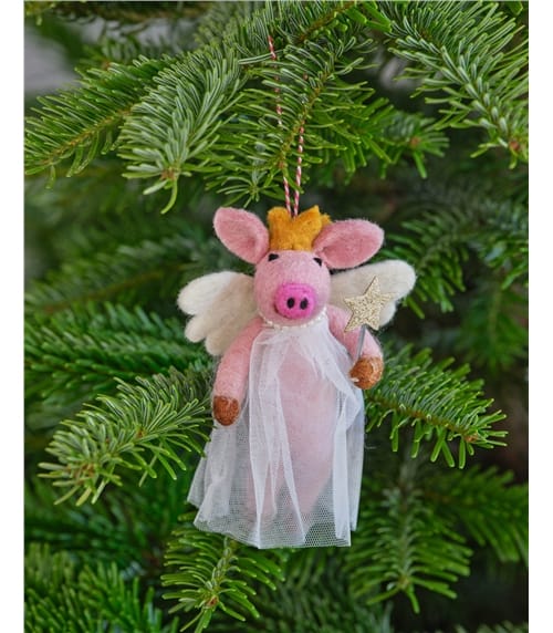 Felicity Fairy Pig Christmas Decoration