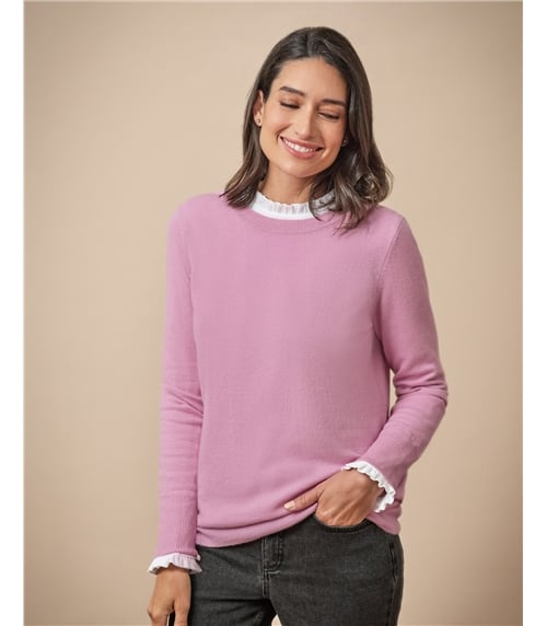 Womens Cashmere Boyfriend Sweater