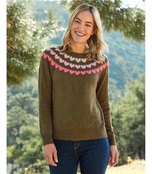 Heart Yoke Jumper