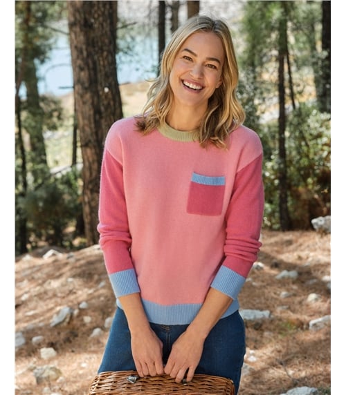 Colourblock Pocket Jumper