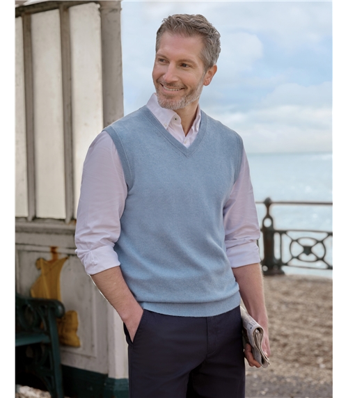 Cashmere and Merino Vest