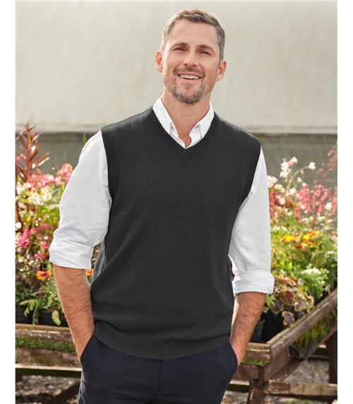 Cashmere and Merino Vest