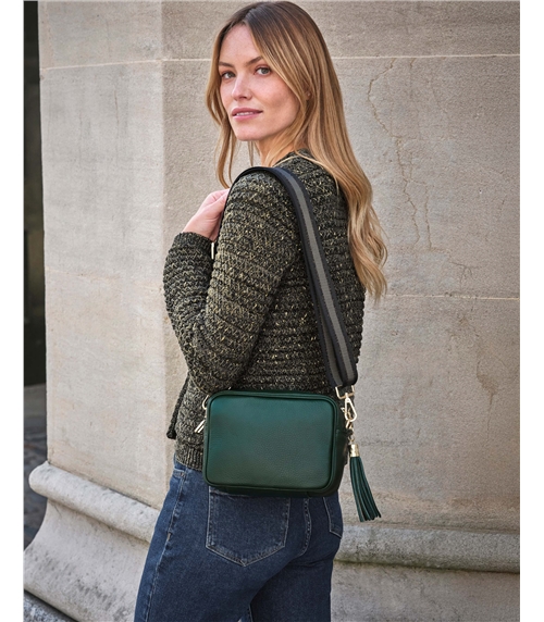 Soft Leather Bag With Tassel