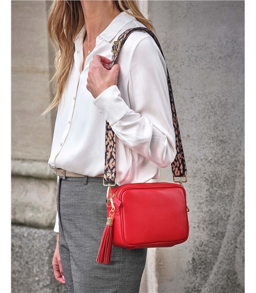 Soft Leather Bag With Tassel