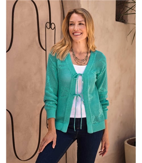 Tie Front Cardigan
