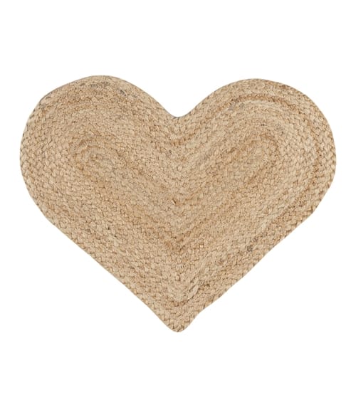 Jute Heart Placemat