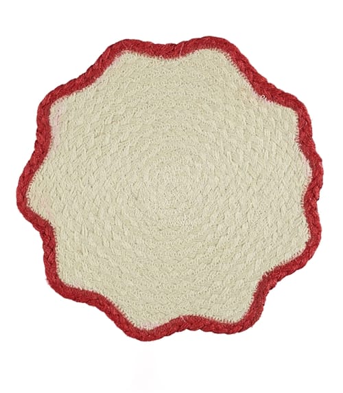 Jute Wave Placemat Set Of 6
