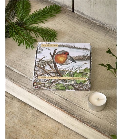 Scented Tealights In Illustrated Box