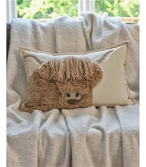 Rectangle Tufted Animal Cushion