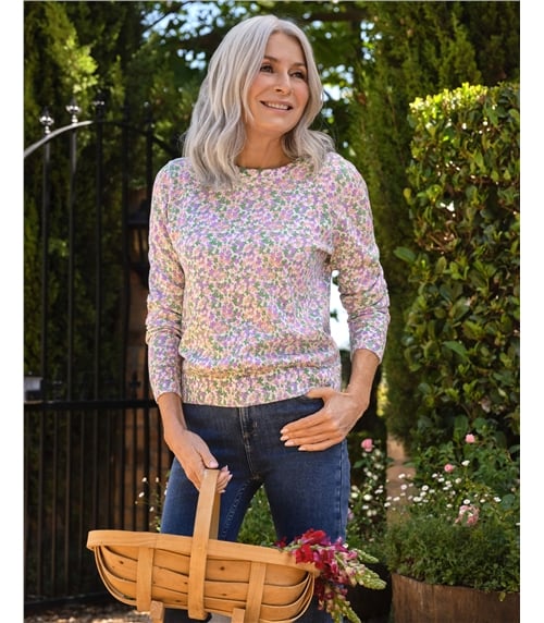 Ditsy Printed Jumper