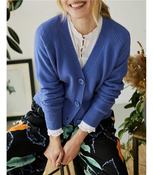 Taygete Lambswool V-Neck Cardigan