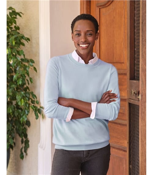 Womens Cashmere Boyfriend Sweater