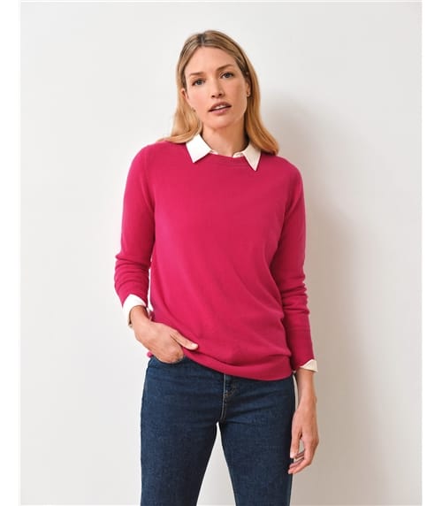 Womens Cashmere Boyfriend Sweater