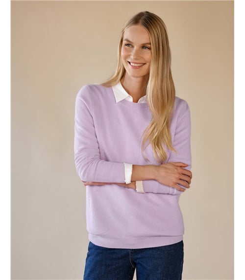 Womens Cashmere Boyfriend Sweater