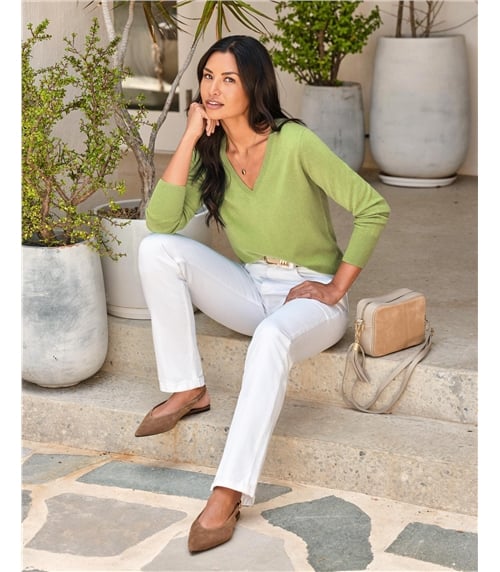 Cashmere V Neck Sweater