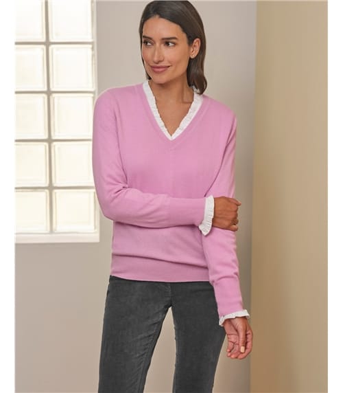 Cashmere V Neck Sweater