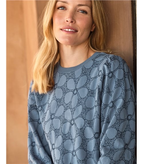 Embroidered Daisy Jumper