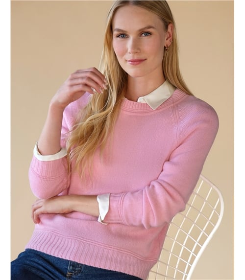 Cashmere Lofty Raglan Sleeve Jumper